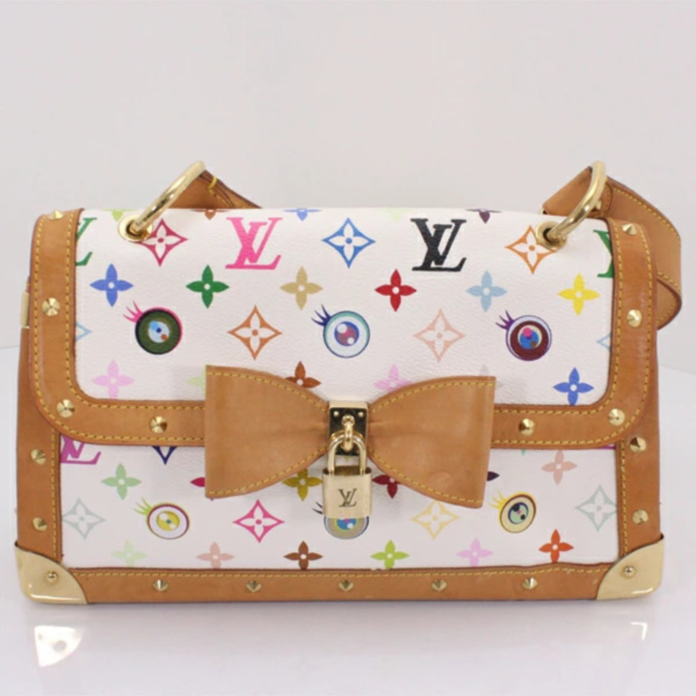 LOUIS VUITTON Takashi Murakami I Miss You Love Monogram Shoulder Bag